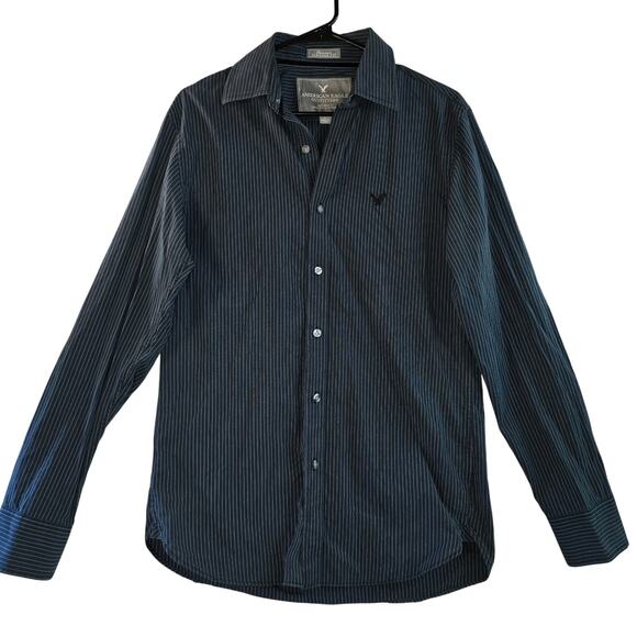 American Eagle Vintage Fit Men's Button Up Long Sleeve Size S - Picture 1 of 5